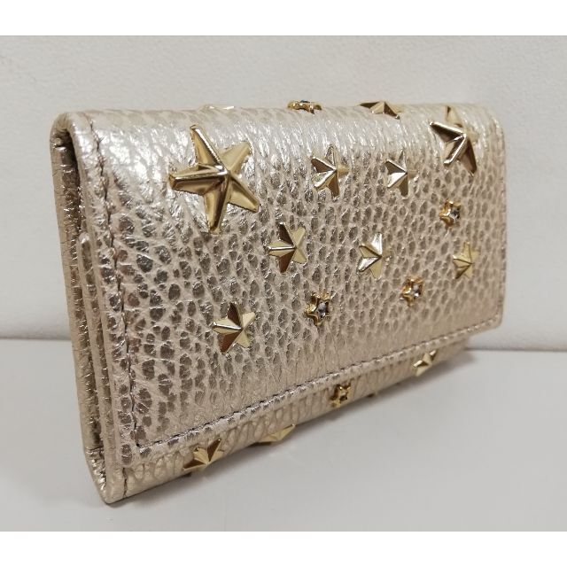 美品 JIMMY CHOO パイソンレザー メタリックゴールド オンラインストア