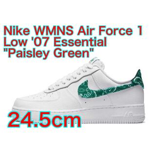 ナイキ(NIKE)のWMNS Air Force 1 Low Paisley green ★(スニーカー)