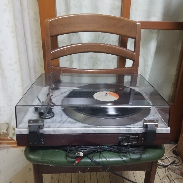 レストア天然大理石カートリッジ&針新品DENONレコードプレーヤーDP