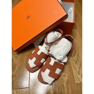 Hermes - エルメス サンダル サントリーニ 37 新品未使用の通販 by