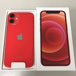 アップル(Apple)の新品 Simフリー iPhone 12 mini 64GB Red(スマートフォン本体)