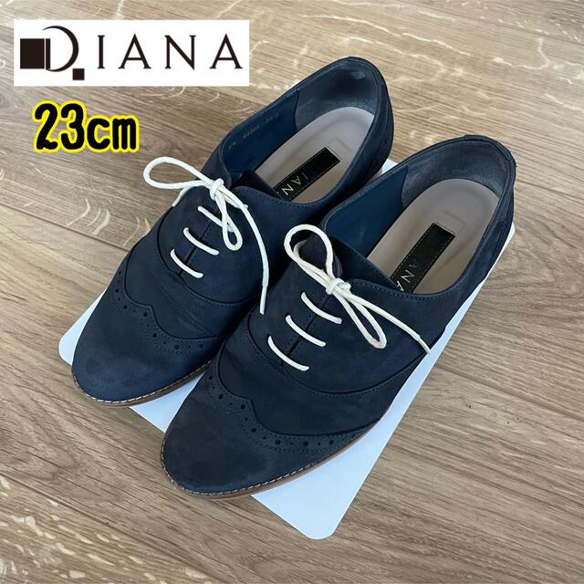 DIANA(ダイアナ)のダイアナ　レースアップ　スウェード  シューズ レディースの靴/シューズ(ローファー/革靴)の商品写真