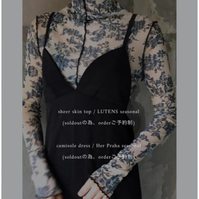 litmus her praha camisole dress ワンピース レディースのワンピース(ロングワンピース/マキシワンピース)の商品写真