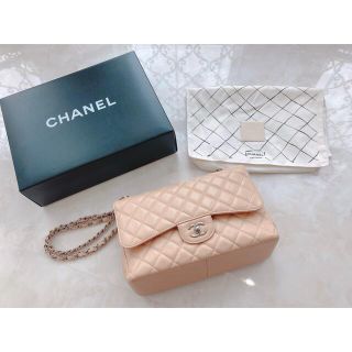 シャネル(CHANEL)のシャネル　CHANEL  マトラッセ　デカマトラッセ　キャビアスキン　ベージュ(ショルダーバッグ)