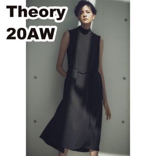 Theory 20ss 長袖ワンピース ライトグレー tesseratoee.com.br