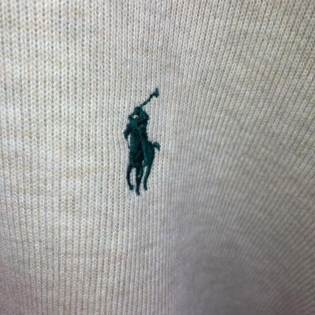 Ralph Lauren(ラルフローレン)の希少 90s ラルフローレン ニットブルゾン 刺繍ロゴ ビッグシルエット メンズのジャケット/アウター(ブルゾン)の商品写真