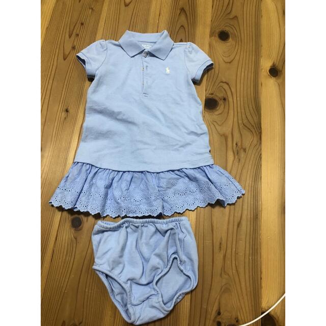 Ralph Lauren(ラルフローレン)のラルフローレン  ワンピース　12m キッズ/ベビー/マタニティのベビー服(~85cm)(ワンピース)の商品写真