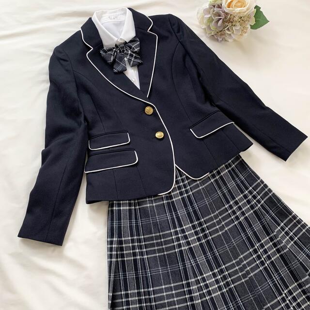 ELLE(エル)の【極美品】ELLE フォーマルスーツ 卒服 卒業式 制服 女の子 150 キッズ/ベビー/マタニティのキッズ服女の子用(90cm~)(ドレス/フォーマル)の商品写真