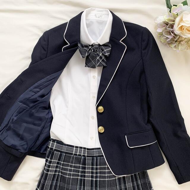 ELLE(エル)の【極美品】ELLE フォーマルスーツ 卒服 卒業式 制服 女の子 150 キッズ/ベビー/マタニティのキッズ服女の子用(90cm~)(ドレス/フォーマル)の商品写真