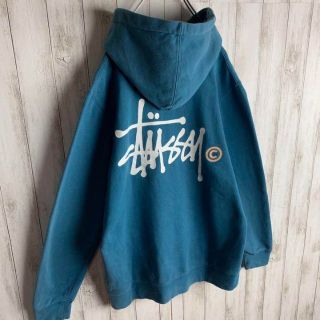 【希少カラー】ステューシー☆バックプリント パーカー 入手困難 即完売 人気