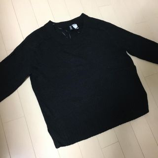 エイチアンドエム(H&M)の★美品★ h&m 黒ニット(ニット/セーター)