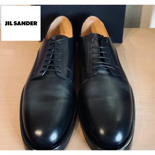 ジルサンダー(Jil Sander)の最終値下 JILSANDERジルサンダー ダービーシューズ　ブラック　新品未使用(ドレス/ビジネス)