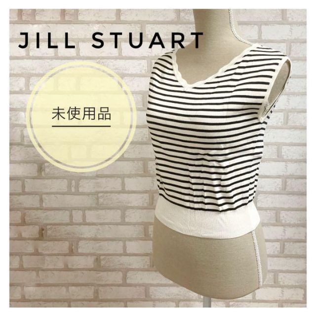 JILL STUART ジルスチュアート レディース ニット ベスト ボーダー