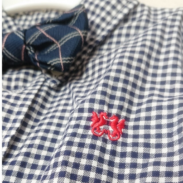 McGREGOR(マックレガー)のマクレガー ギンガムチェックシャツ(おまけ蝶ネクタイ) キッズ/ベビー/マタニティのキッズ服男の子用(90cm~)(ブラウス)の商品写真