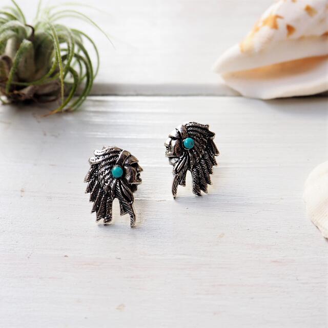 Native American Pierced Earrings