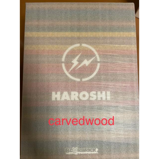 BE@RBRICK カリモク　HAROSHI  carvedwood 400％