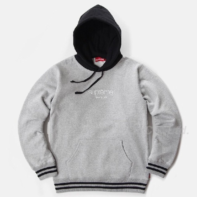 Supreme 15ss classic logo hooded パーカー白 M