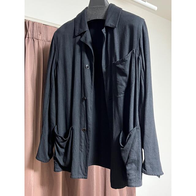 COMOLI(コモリ)のCOMOLIコモリ 17SS シルクネップカバーオール サイズ2 used品 メンズのジャケット/アウター(Gジャン/デニムジャケット)の商品写真