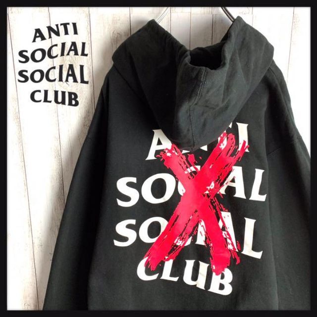 【希少デザイン】ASSC☆バックプリント　パーカー　入手困難　最高デザイン　レア メンズのトップス(パーカー)の商品写真