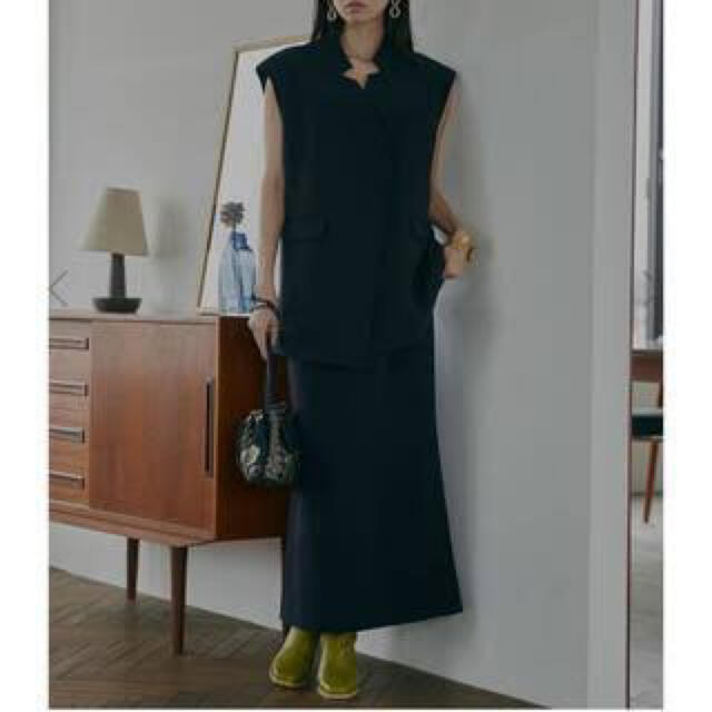 Ameri VINTAGE(アメリヴィンテージ)のアメリ セットアップ OTONA WRAP VEST SET UP DRESS レディースのレディース その他(セット/コーデ)の商品写真