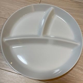 イケア(IKEA)のIKEA 仕切り皿　白(食器)