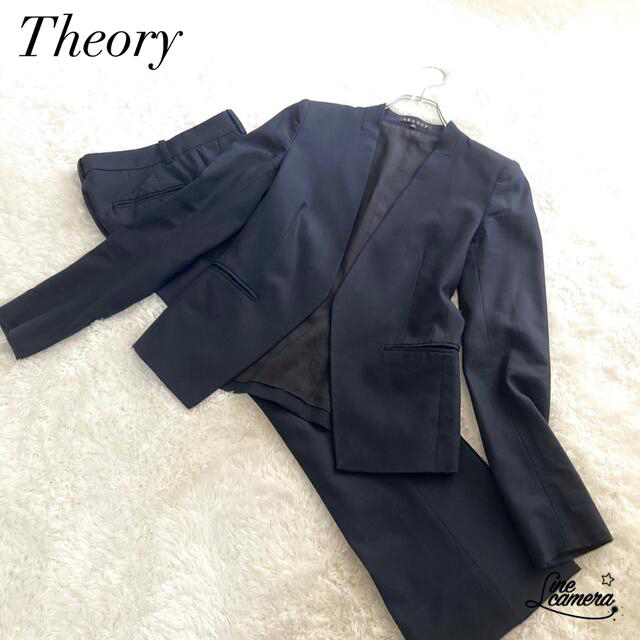 theory - 【処分価格】セオリー パンツスーツ セットアップ ネイビー