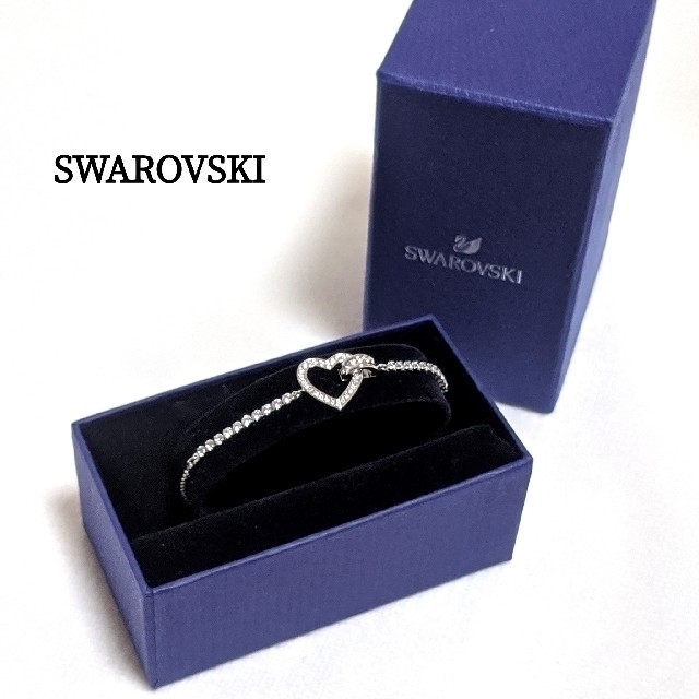 【SWAROVSKI】ハートブレスレット♡ LOVELY ♡ スワロフスキー