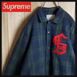 Supreme オンブレ　チェック　ジャケット　JACKET M Logo