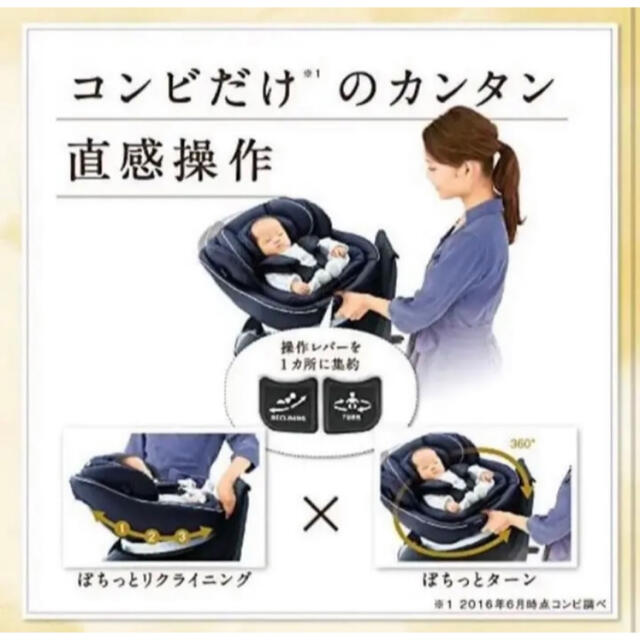 【☆美品☆】コンビ☆チャイルドシート☆クルムーブスマート☆isofix☆新生児〜 1