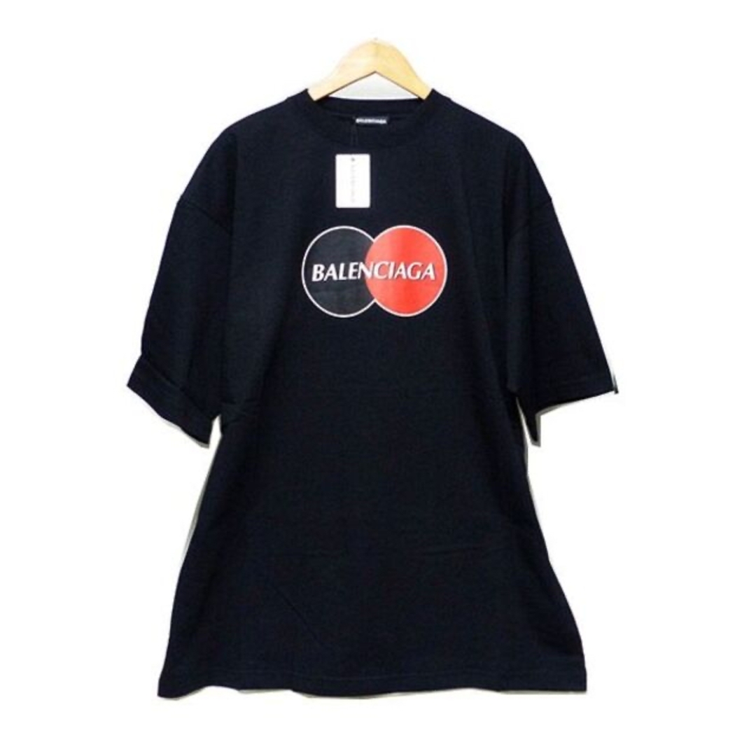 新品】BALENCIAGA 20AW プリント Tシャツ ブラック L-