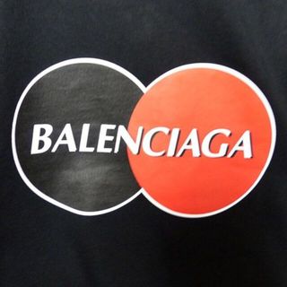 Balenciaga - 【新品】BALENCIAGA 20AW プリント Tシャツ ブラック Lの