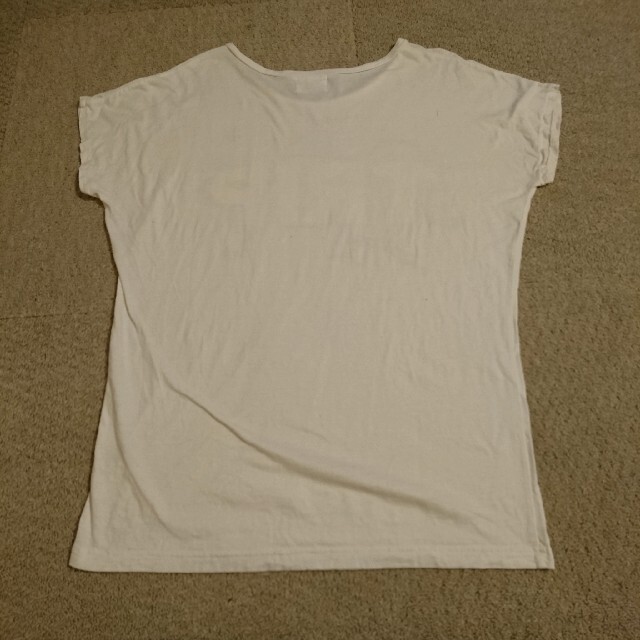 marble(マーブル)のmarble sud マーブルシュッド 半袖Tシャツ 白ホワイト TRIP レディースのトップス(Tシャツ(半袖/袖なし))の商品写真