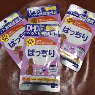 ディーエイチシー(DHC)のDHC 犬用サプリ ぱっちり（60粒） 新品 4個セット(犬)