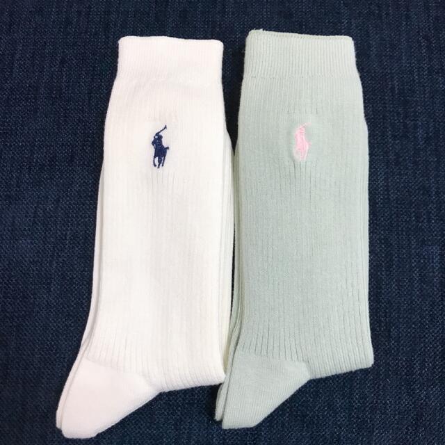 POLO RALPH LAUREN(ポロラルフローレン)の《新品》ポロ ラルフローレン ソックス 靴下2足セット レディースのレッグウェア(ソックス)の商品写真