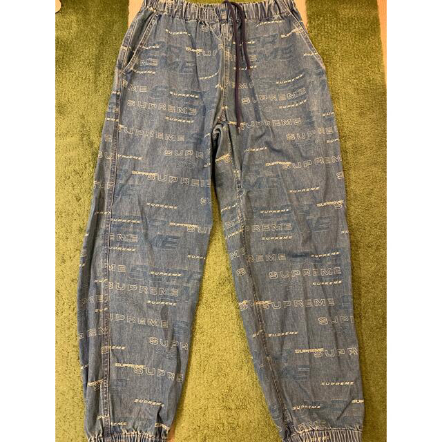 Supreme Logo Denim Skate Pants S