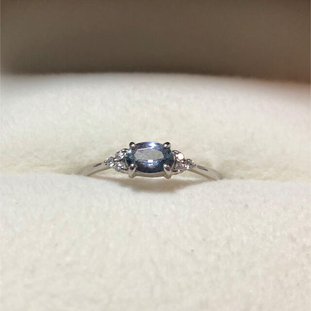 bizoux ビズー タンザナイト ダイヤモンド  プラチナ 13号リング レディースのアクセサリー(リング(指輪))の商品写真
