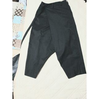 ヨウジヤマモト(Yohji Yamamoto)の【美品】Ground Yサルエルラップパンツ(サルエルパンツ)