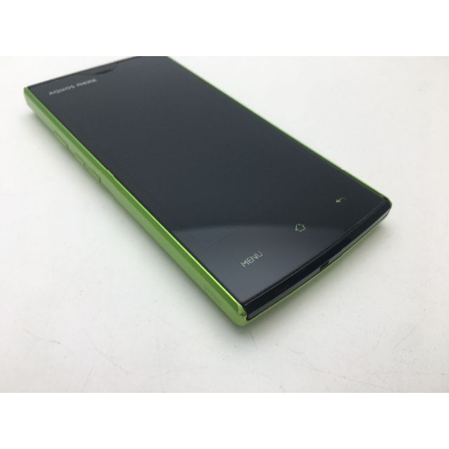 SHARP(シャープ)のsoftbank AQUOS PHONE 103SH グリーン◆美品◆332 スマホ/家電/カメラのスマートフォン/携帯電話(スマートフォン本体)の商品写真