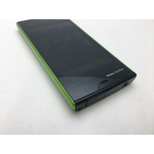 SHARP(シャープ)のsoftbank AQUOS PHONE 103SH グリーン◆美品◆333 スマホ/家電/カメラのスマートフォン/携帯電話(スマートフォン本体)の商品写真