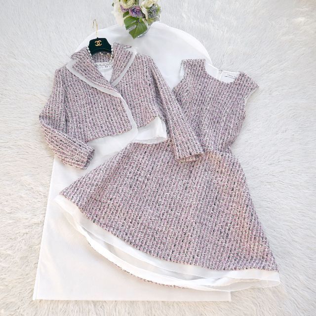 ☆Christian Dior☆極美品☆ツイード☆ワンピース☆セットアップスーツ
