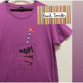 ポールスミス(Paul Smith)の【美品】ポールスミス　Tシャツ　パープル(Tシャツ/カットソー(半袖/袖なし))