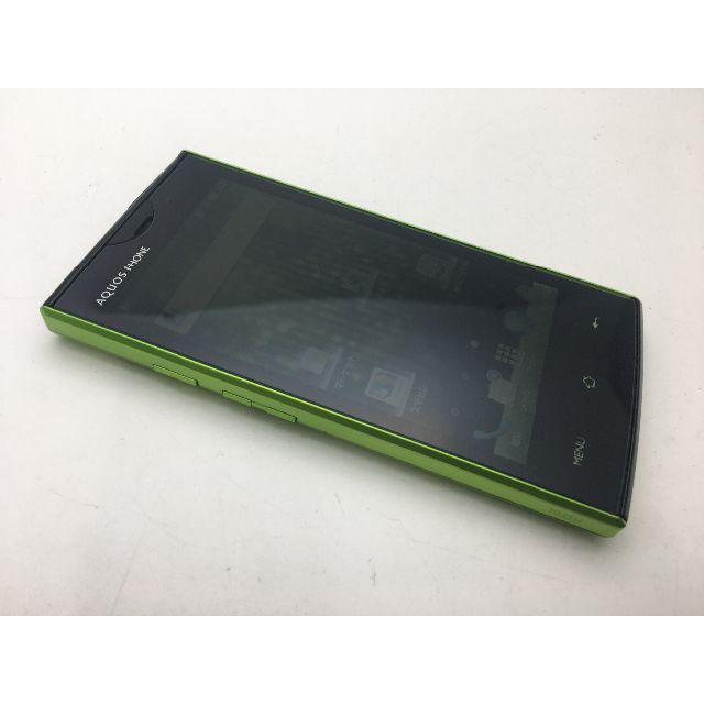 SHARP(シャープ)のsoftbank AQUOS PHONE 103SH グリーン◆美品◆334 スマホ/家電/カメラのスマートフォン/携帯電話(スマートフォン本体)の商品写真