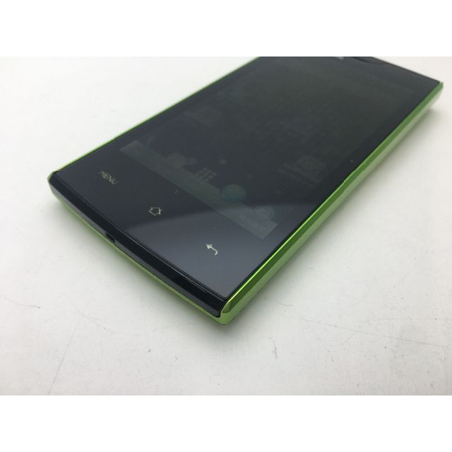 SHARP(シャープ)のsoftbank AQUOS PHONE 103SH グリーン◆美品◆334 スマホ/家電/カメラのスマートフォン/携帯電話(スマートフォン本体)の商品写真