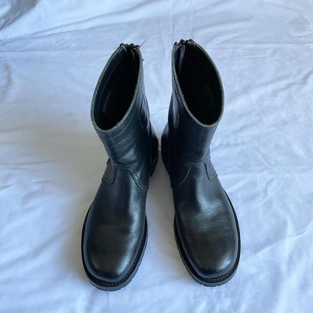【冬バーゲン★】 miumiu 90s - miumiu leather men's boots ブーツ 【冬バーゲン★】 miumiu 90s - miumiu leather men's boots ブーツ