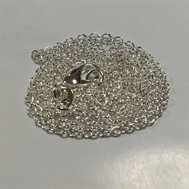 海外 ５０cm シルバー ヘキサゴン チェーン ネックレス レディースのアクセサリー(ネックレス)の商品写真