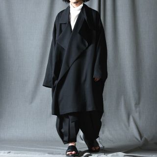 ヨウジヤマモト(Yohji Yamamoto)の【美品】19awヨウジヤマモト テロテロコート(ステンカラーコート)