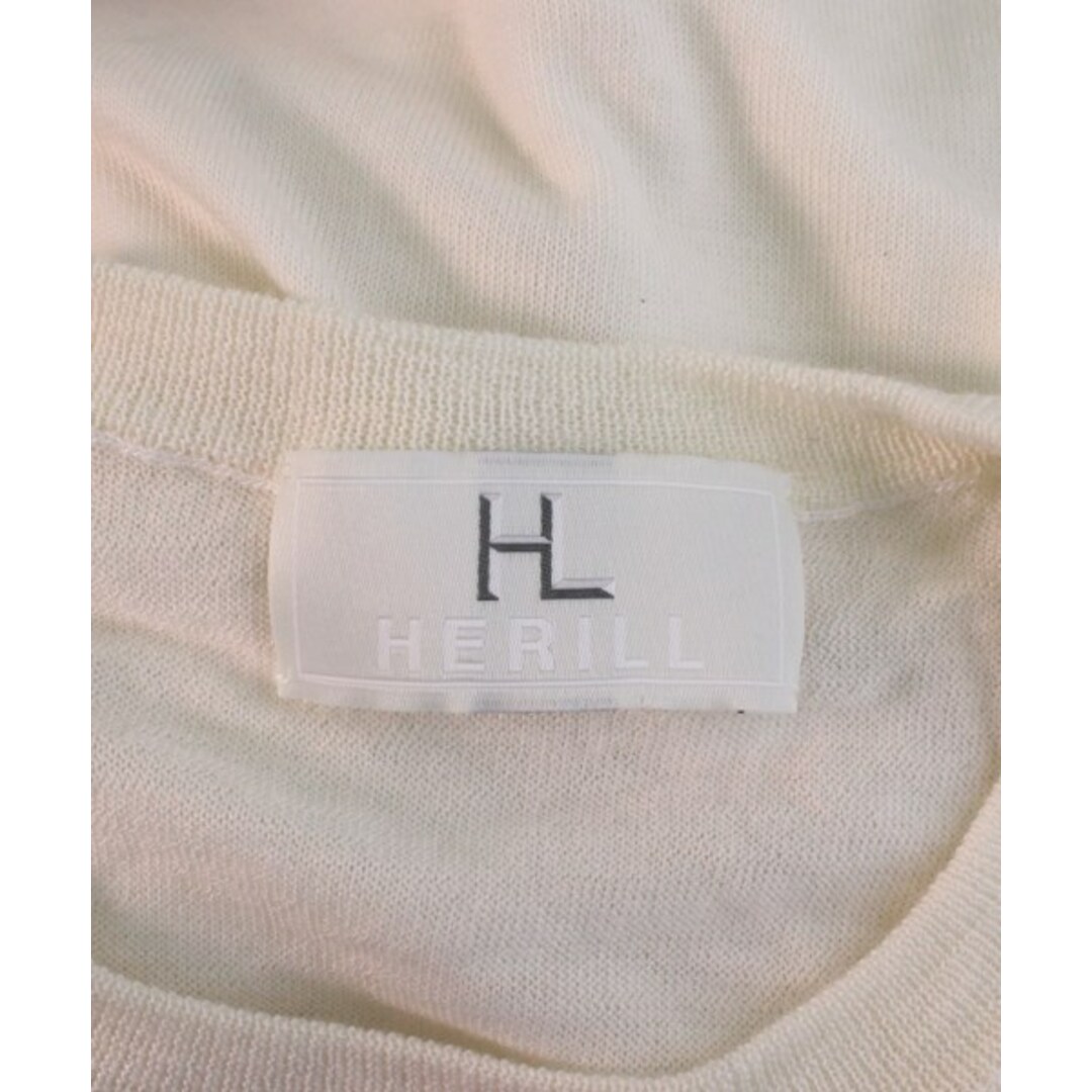 HERILL ヘリル ニット・セーター -(XL位) 白