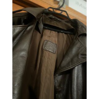 LOEWE チンベルト付き/レザージャケット/ブルゾン/ジャンパー/茶/ブラウン LOEWE チンベルト付き/レザージャケット/ブルゾン/ジャンパー/茶/ブラウン