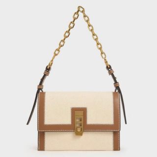 チャールズアンドキース(Charles and Keith)のショルダーバッグ キャンバス(ショルダーバッグ)