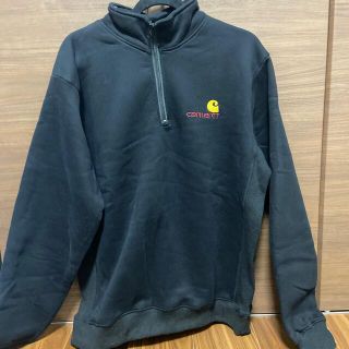 カーハート(carhartt)のCarhartt ハーフジップ 黒(スウェット)